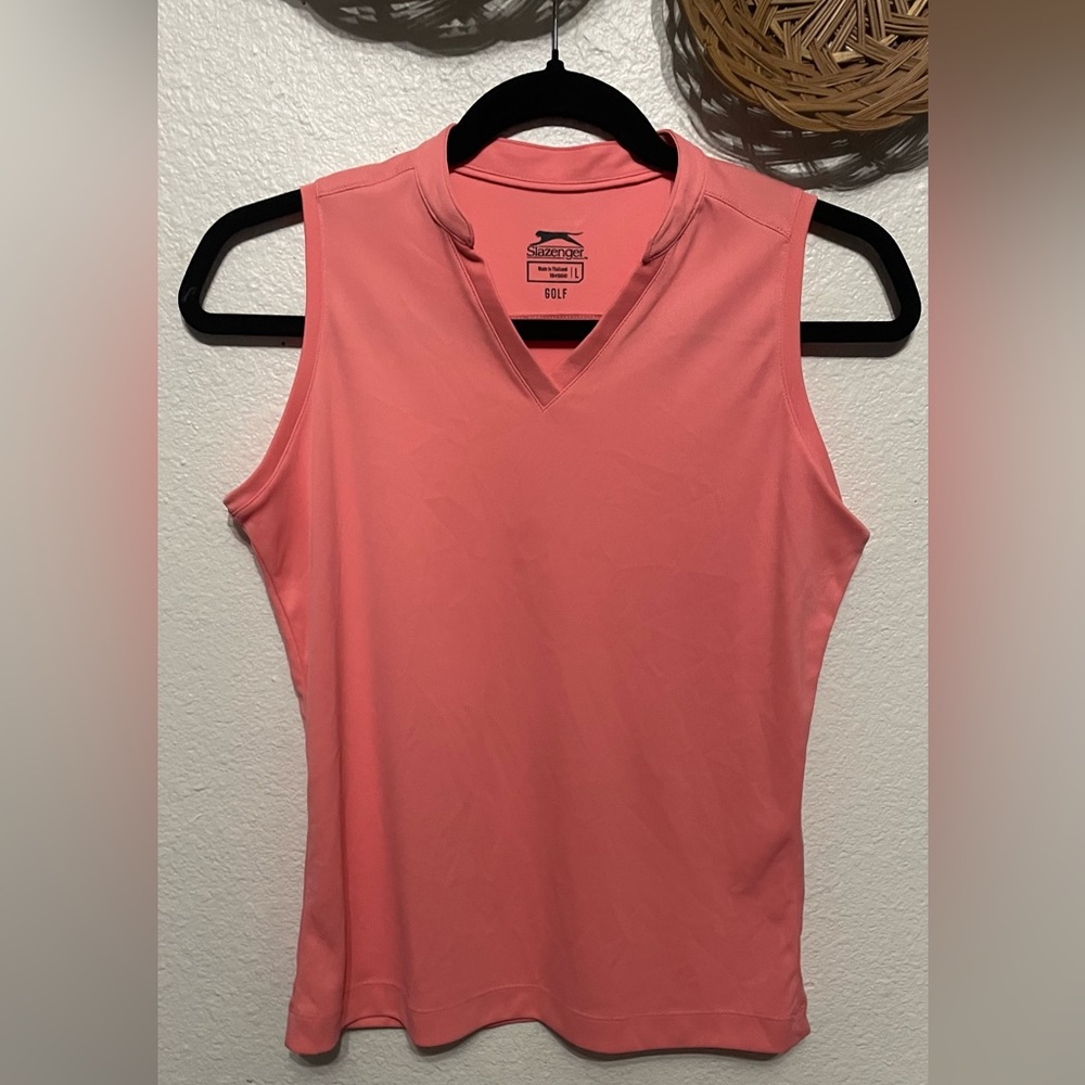 Slazenger- V neck ladies golf tank.